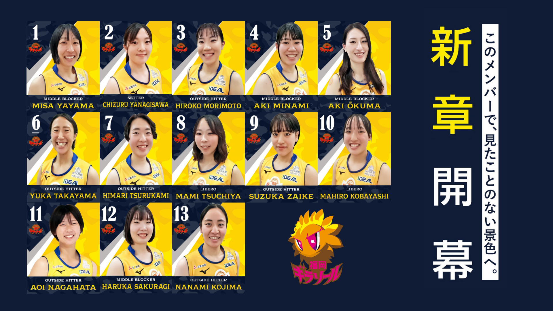 福岡ギラソール　新章開幕2026-27シーズン